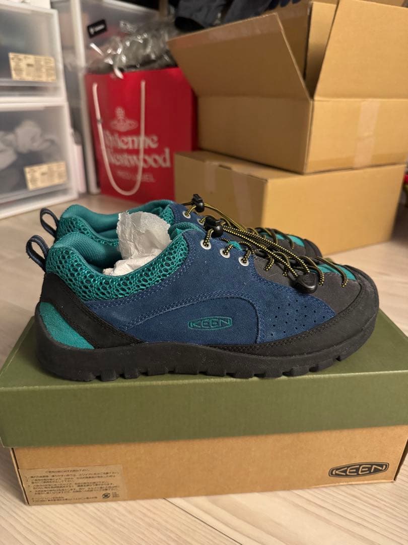 keen ジャスパー ロックス エスピー スニーカー 27.5cm グリーン