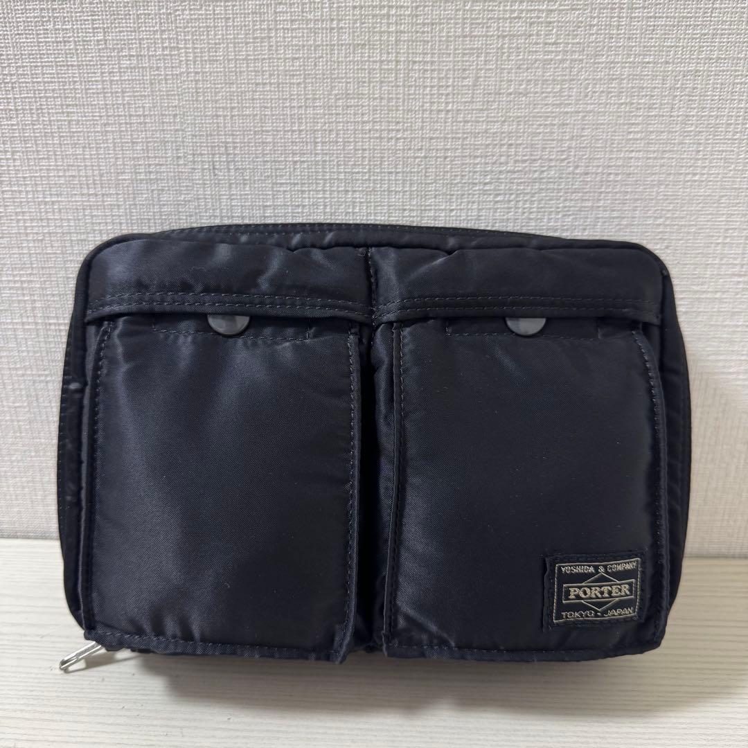 【新品同様】ポーター PORTER TANKER タンカー　手帳カバー　ブラック