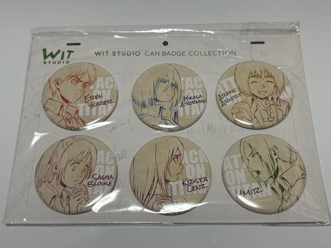 進撃の巨人　witstudio 缶バッジコレクションB