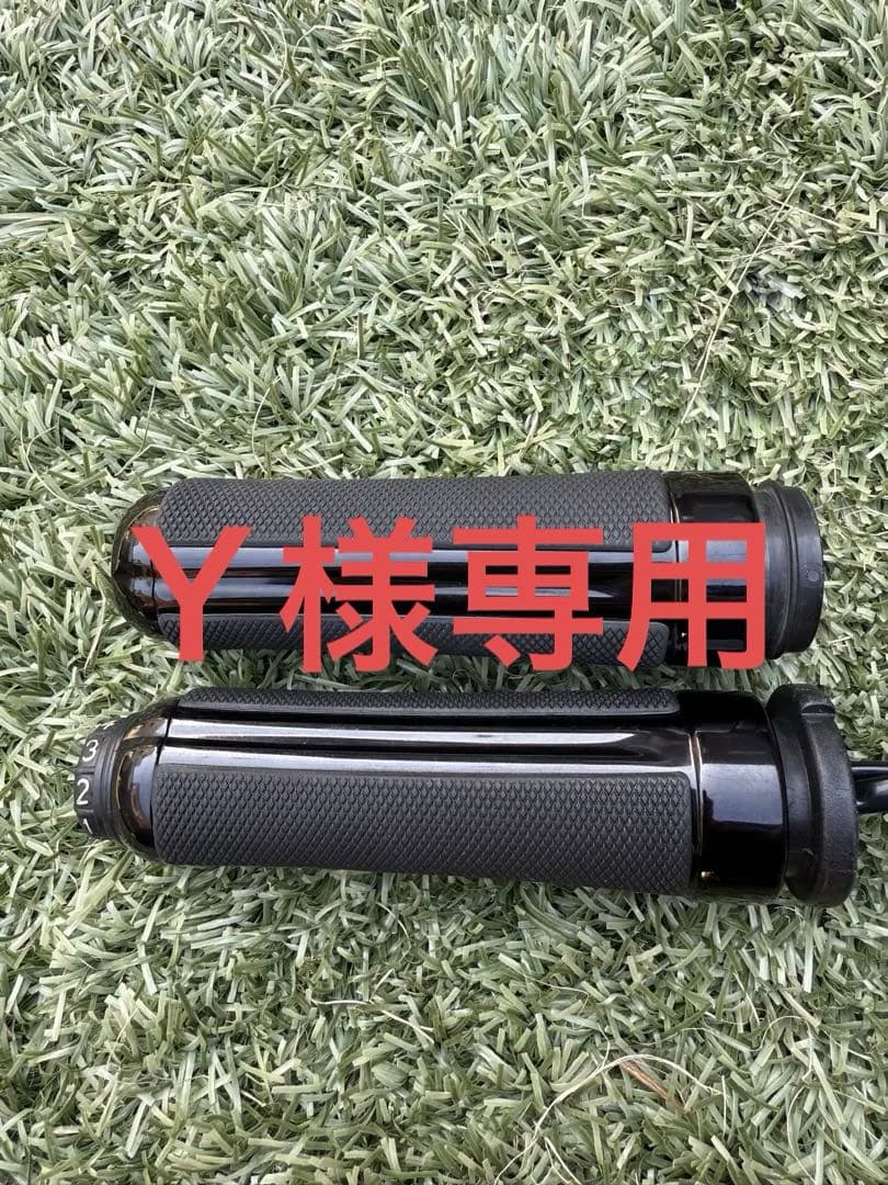 エアフロー　ヒーテッドハンドグリップ　ブラック　純正OP 56100342】ハーレー純正 ヒーテッド・ハンドグリップ／エアフロー