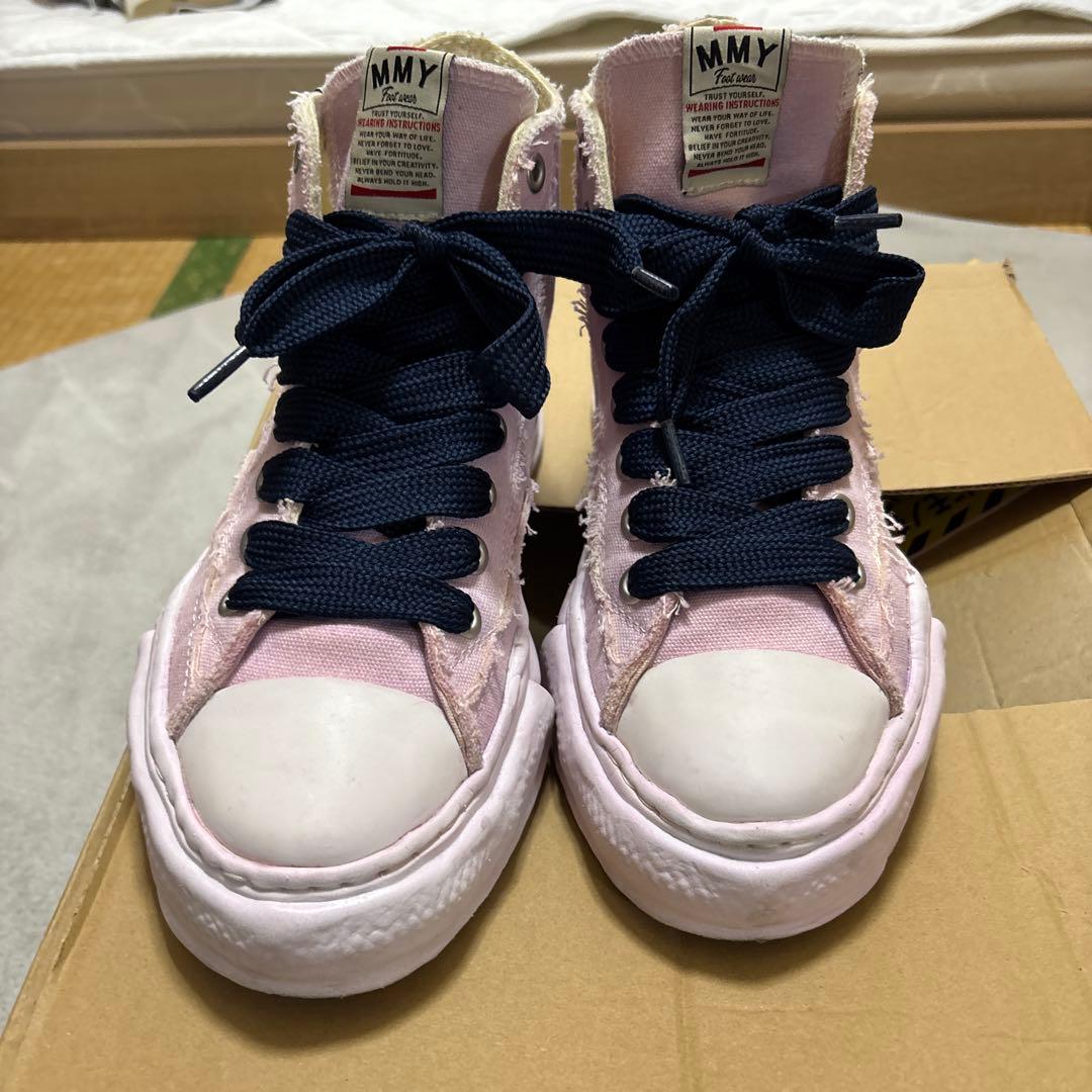 k*k様 ミハラヤスヒロ　ハイカットスニーカー　ピンク