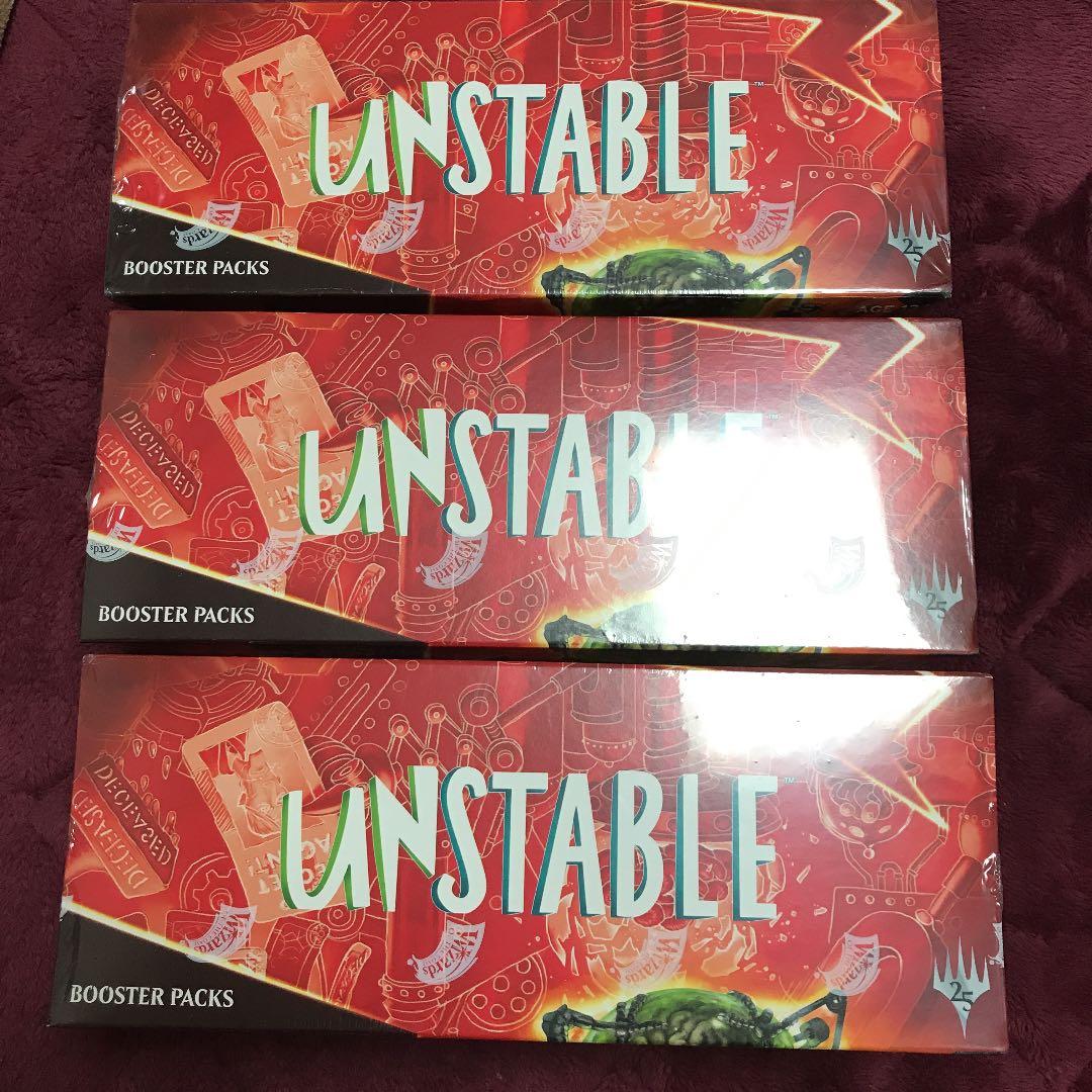 Unstable 未開封　3Box まとめ売り