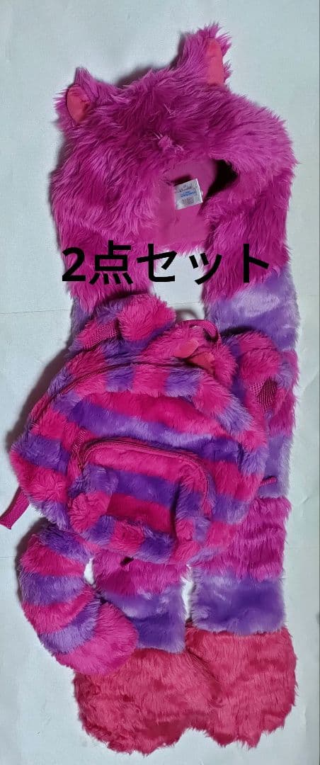 チェシャ猫 マフラーファンキャップ リュック 2点セット