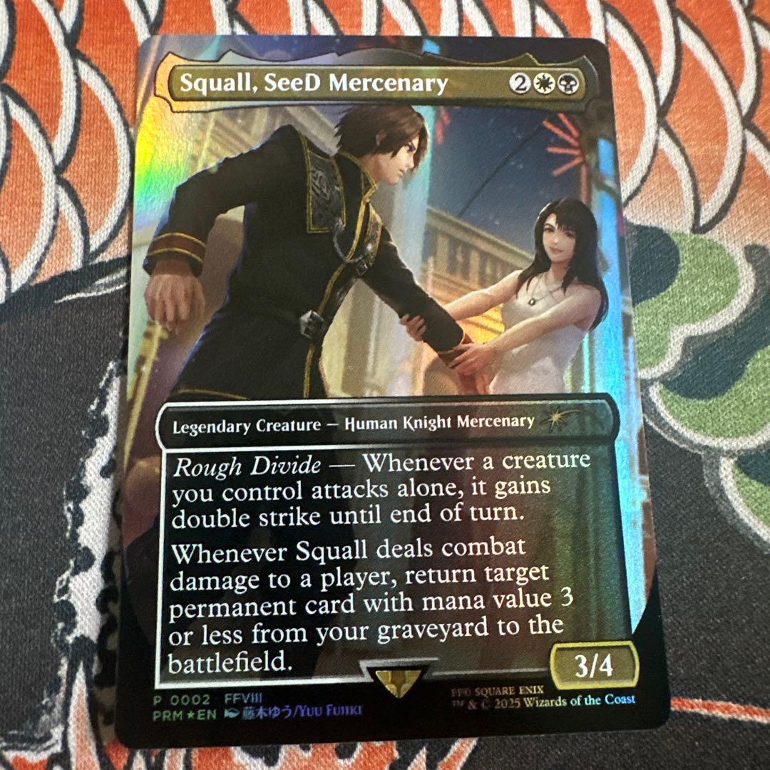 N*i様 MTG【ボーダーレス】SeeDの傭兵、スコール【ショーダウンFoil】 N*i様 MTG【ボーダーレス】SeeDの傭兵、スコール【ショーダウンFoil