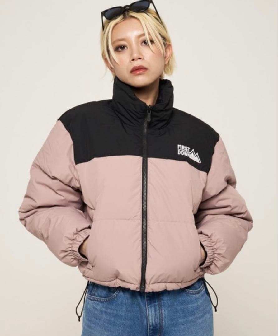 清野奈々着用！FIRST DOWNショートバブルダウンジャケット　マイクロフト