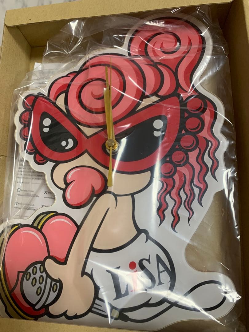 ヒスミニ リサ LISA 掛け時計 100個限定