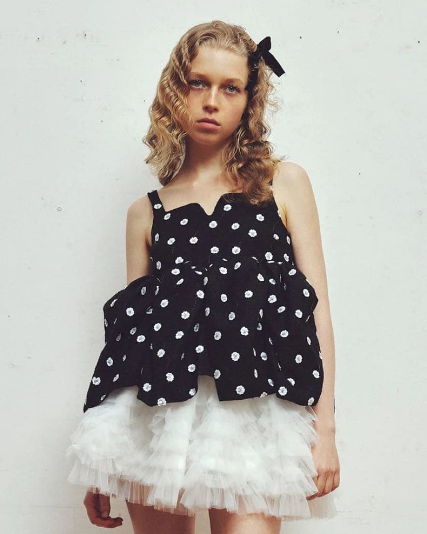 Bibiy. 正規品BIANCA BLOSSOM TOP BLACK