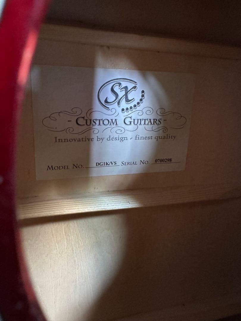 未使用品 アコースティックギター SX DG1K/VS レッド ※31※ - メルカリ