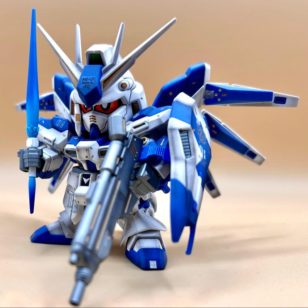 SD　Ｈｉ-ν　ガンダム　BB戦士　384 ハイニュー　Ｈｉν　塗装完成品 バンダイ RX-93-ν2 Hi-ν ガンダム SDガンダム BB戦士 384 プラモデル