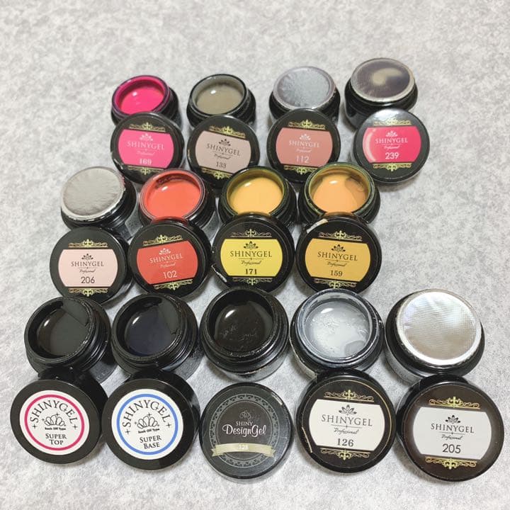 シャイニージェル　トップ　ベース　カラージェル　shinygel まとめ売り