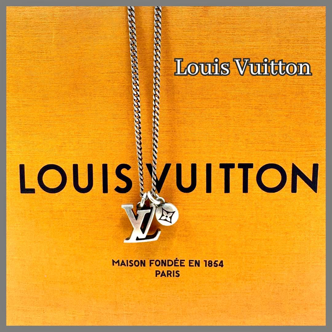 【美品】LouisVuitton LV セーラー　ネックレス　シルバー925