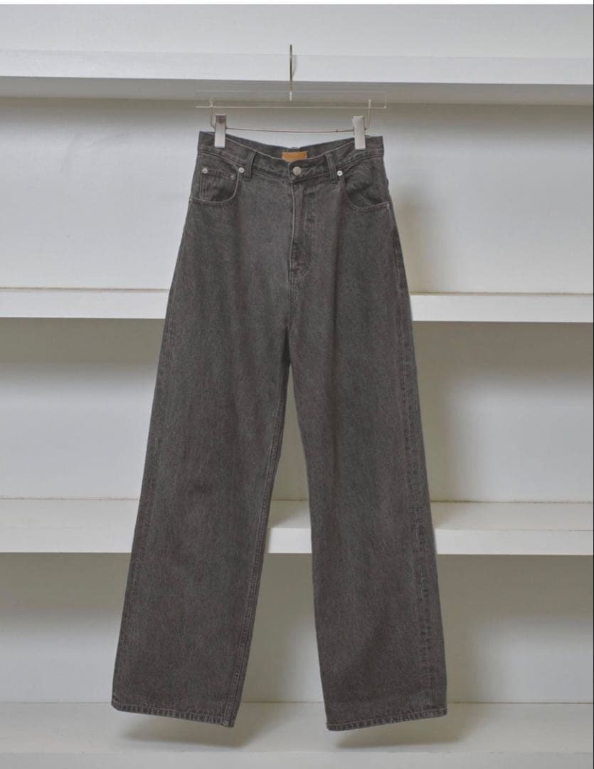 【美品】TODAYFUL cary's denim 24インチ　グレー