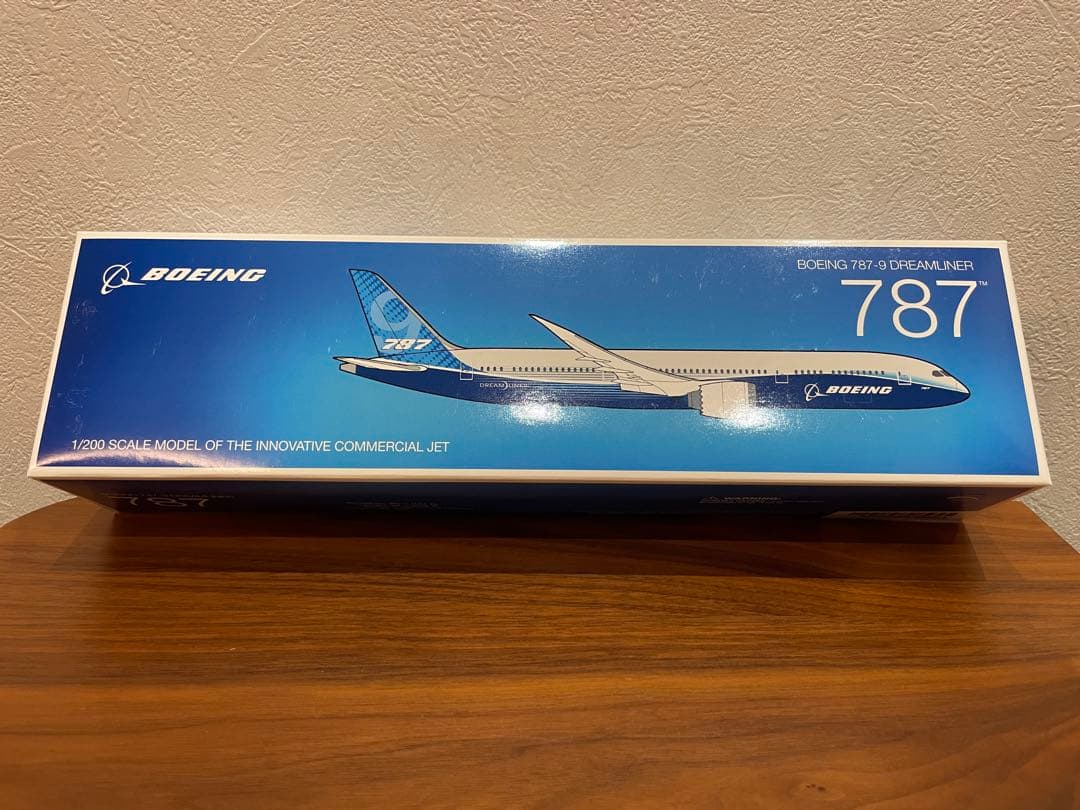 ボーイング公式 787-9 1/200 新品未使用 1/200 日本航空 B787-9 ボーイング787-9 JAL プラモデル 模型 ハセガワ