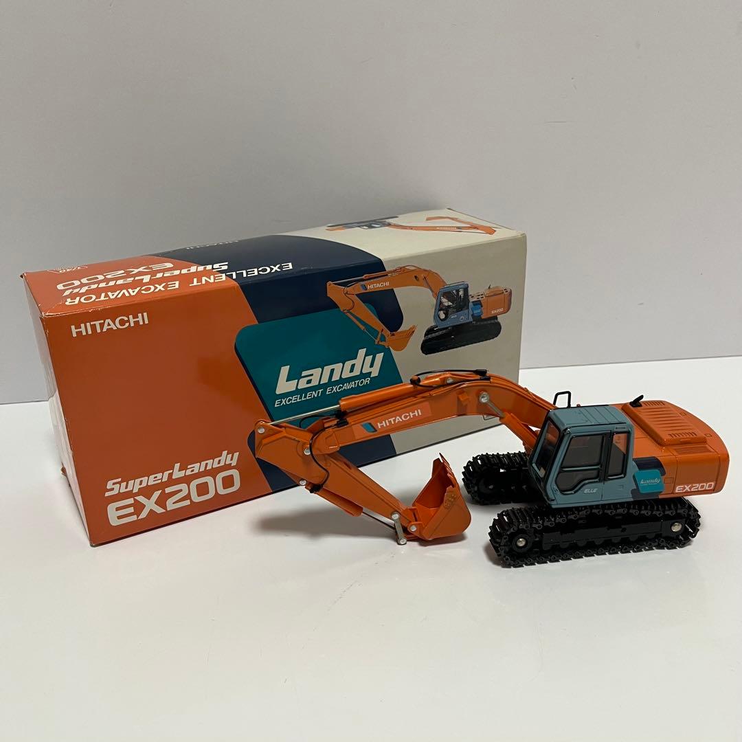 HITACHI Super Landy EX200 1/40 ミニチュア重機 - メルカリ