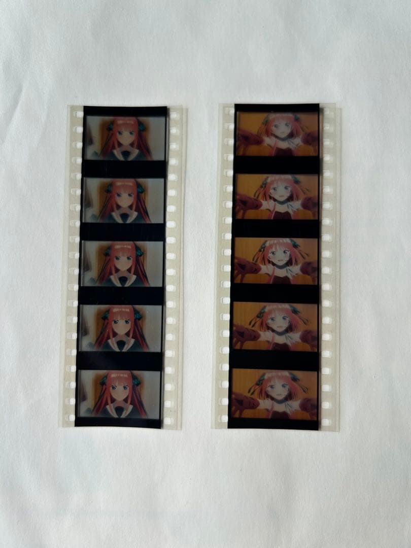 五等分の花嫁 映画特典 二乃 中野二乃 ラブバケ フィルム　計2枚