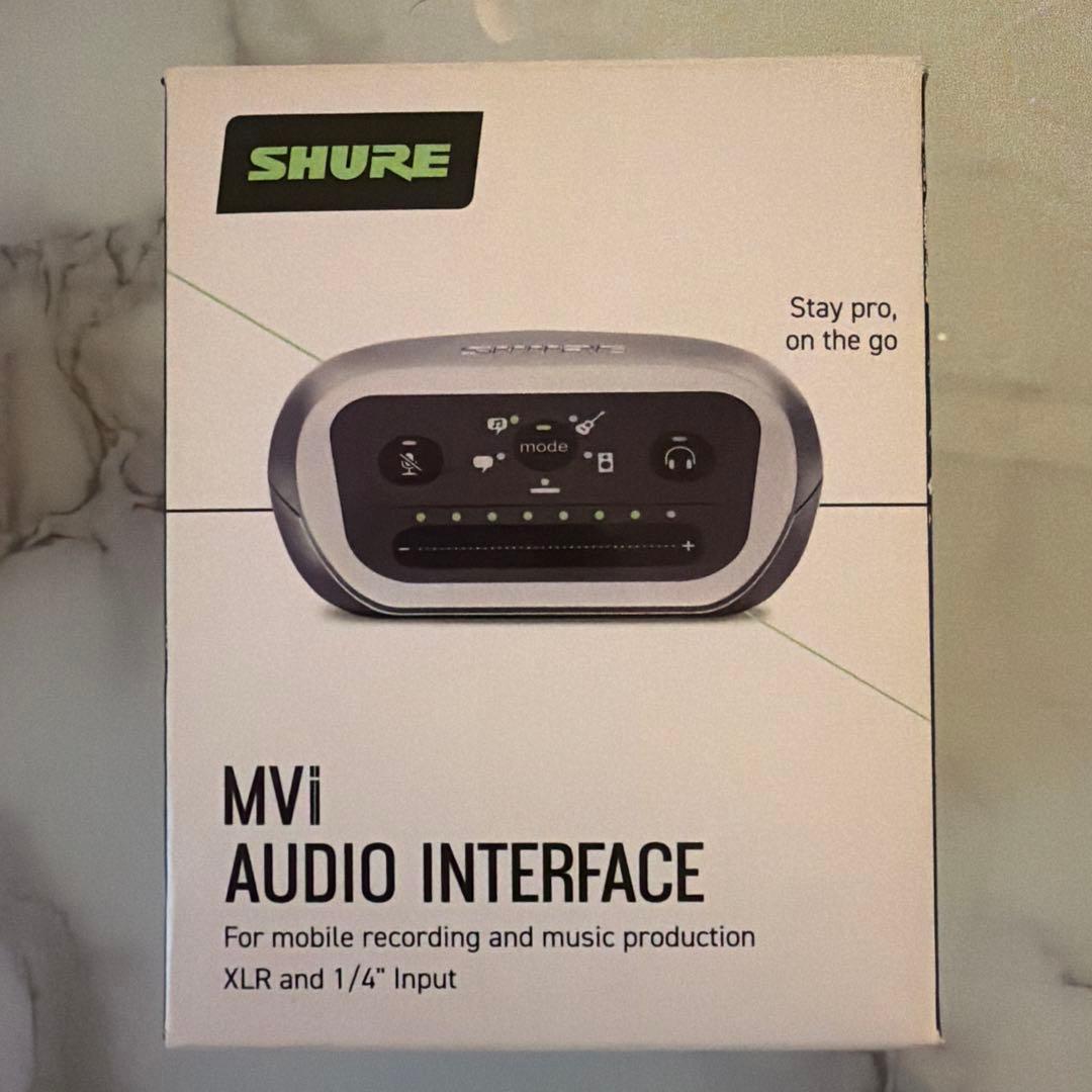 Shure MVi デジタル・オーディオ・インターフェース