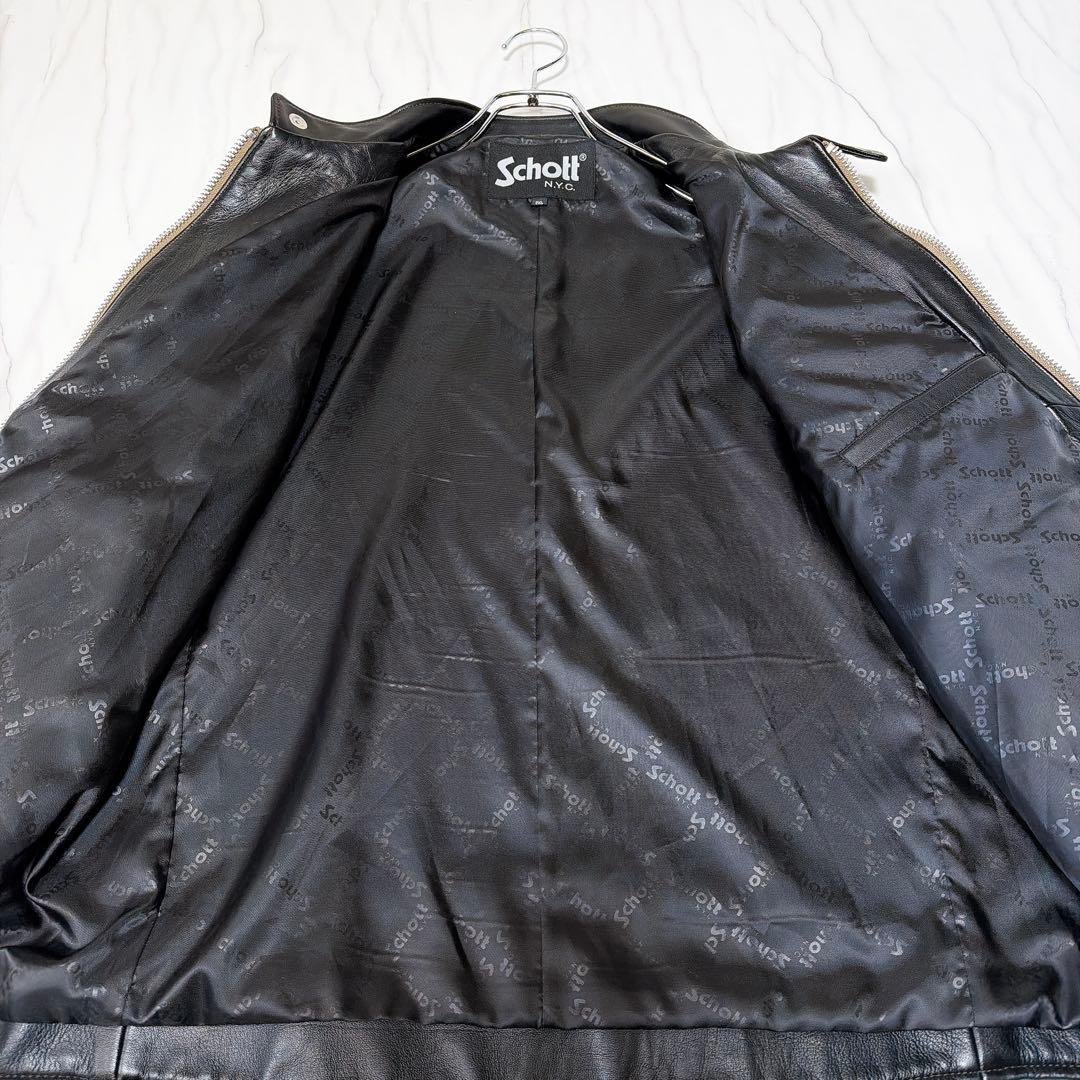 《極美品》Schott CAFE RACER SINGLE RIDERS 2XL
