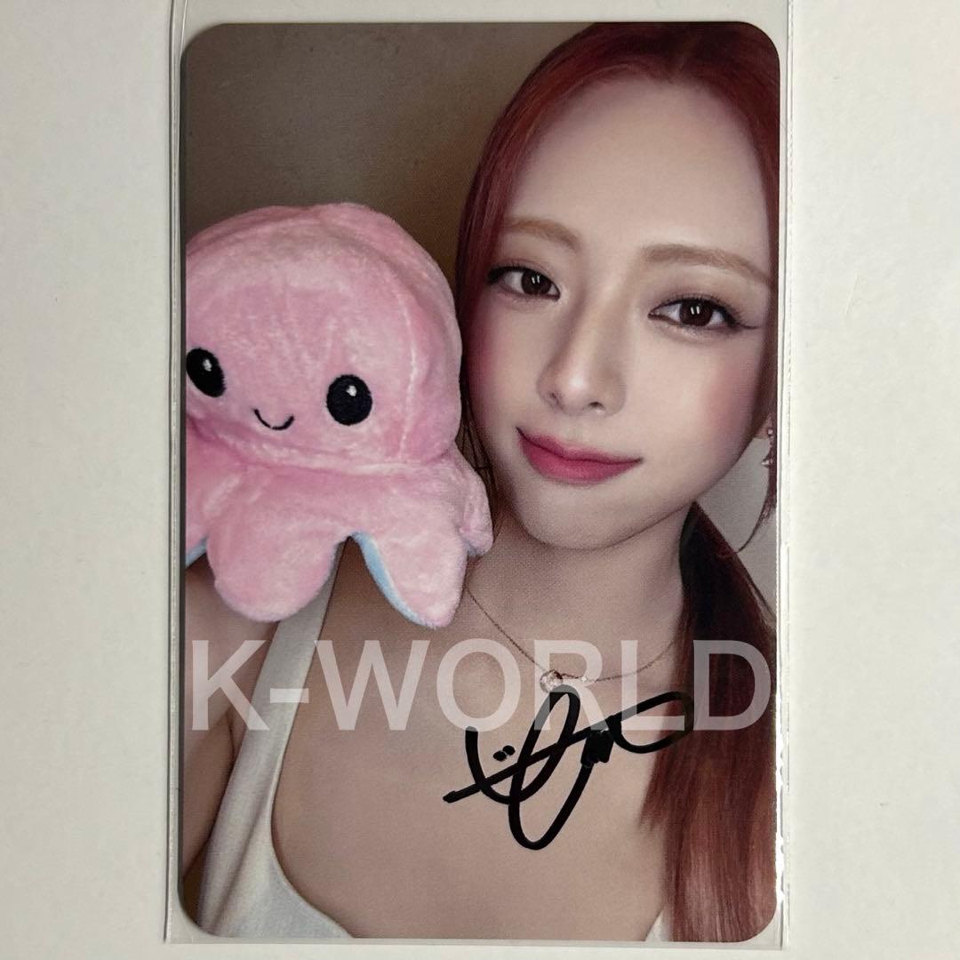 ITZY 直筆サイン トレカ ユナ ②