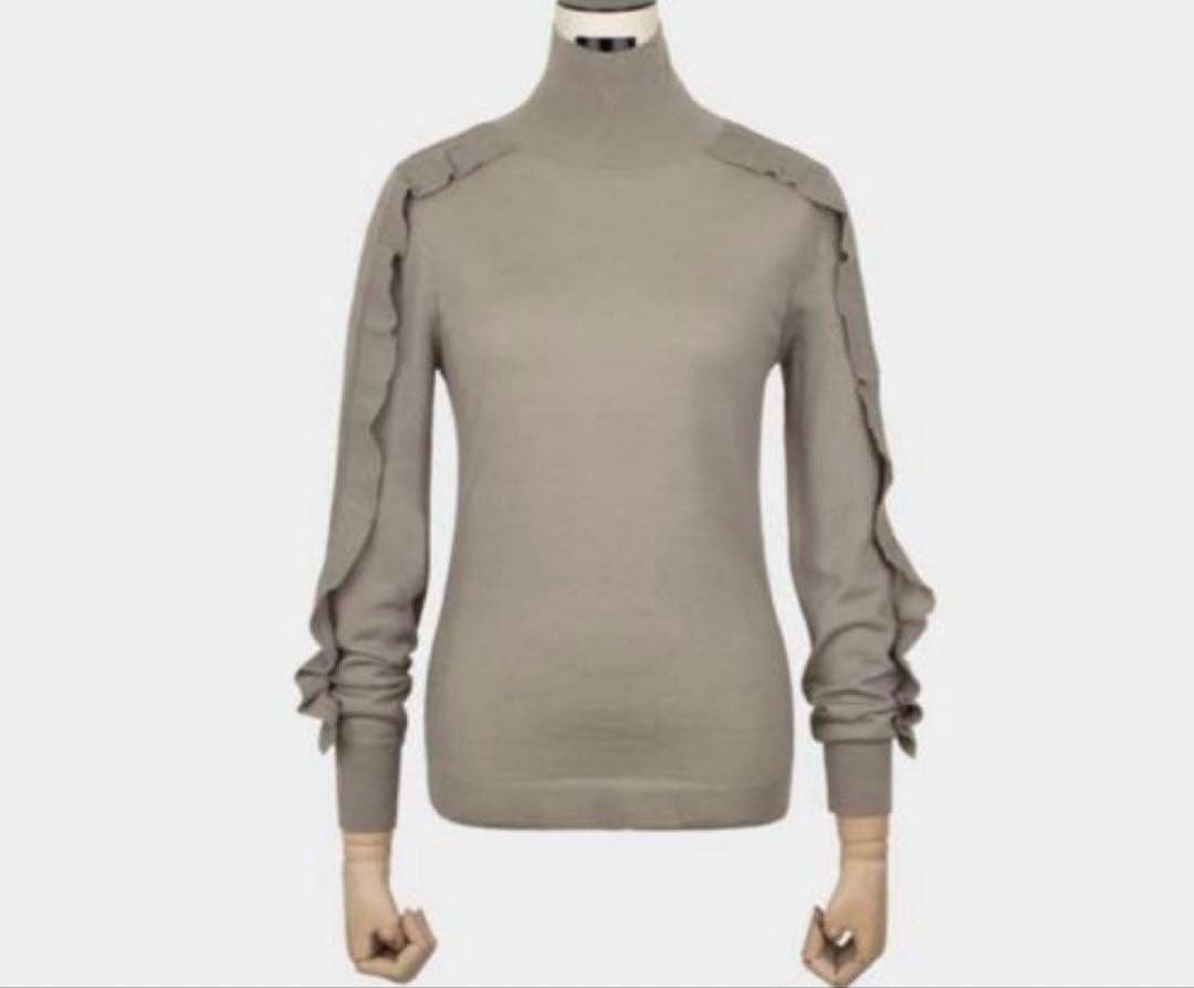 m39lYONFA ヨンファフラッシータートルニット (greige)