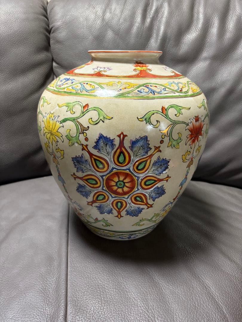 花瓶　置物　壺 楽天市場】景徳鎮 十錦 動物飾り壺（1対） 高さ約35cm 中国 陶磁器