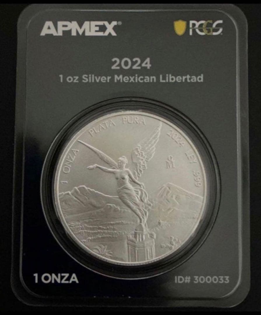 2024 メキシコ リベルタード 銀貨 1オンス 純銀 APMEX 密封 未開封