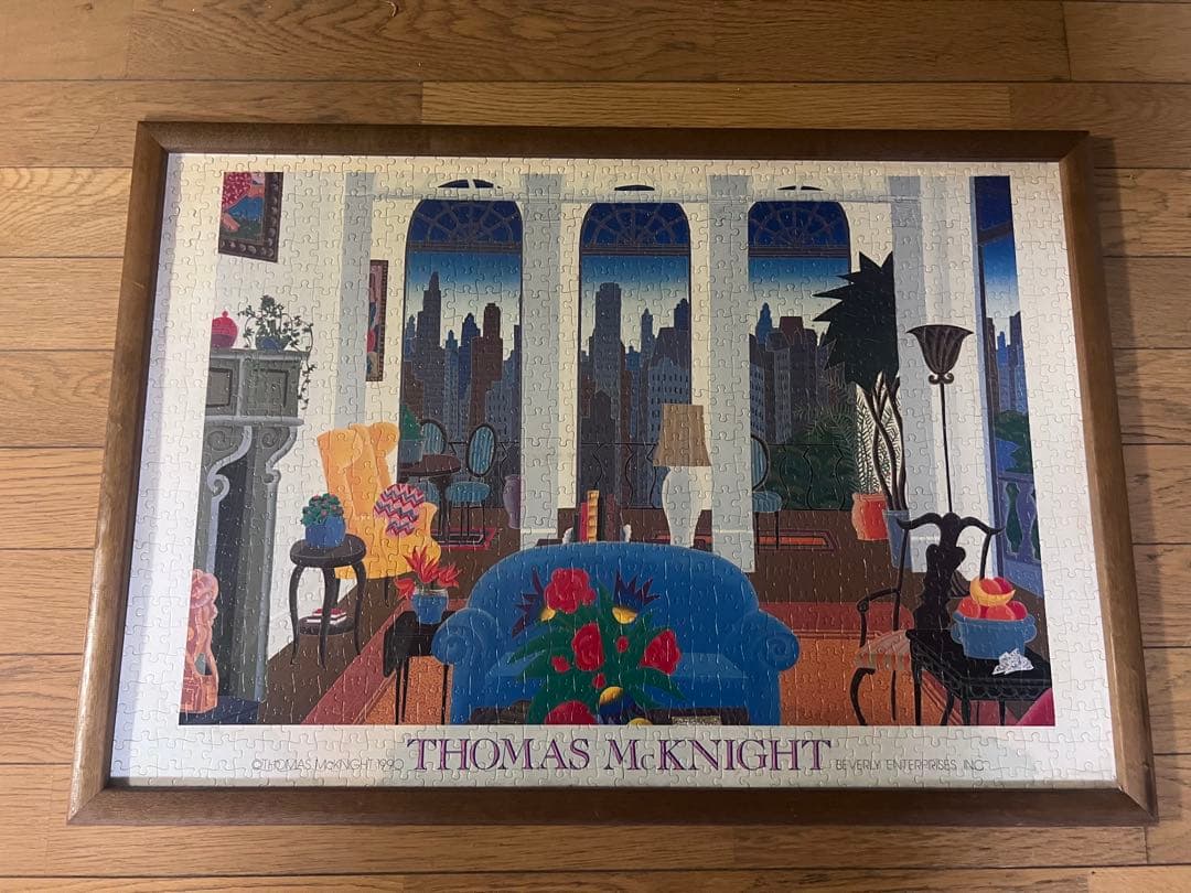 THOMAS McKNIGHT ジグゾーパズル Amazon | トーマス マックナイト 額縁付き THOMAS ジグソーパズル