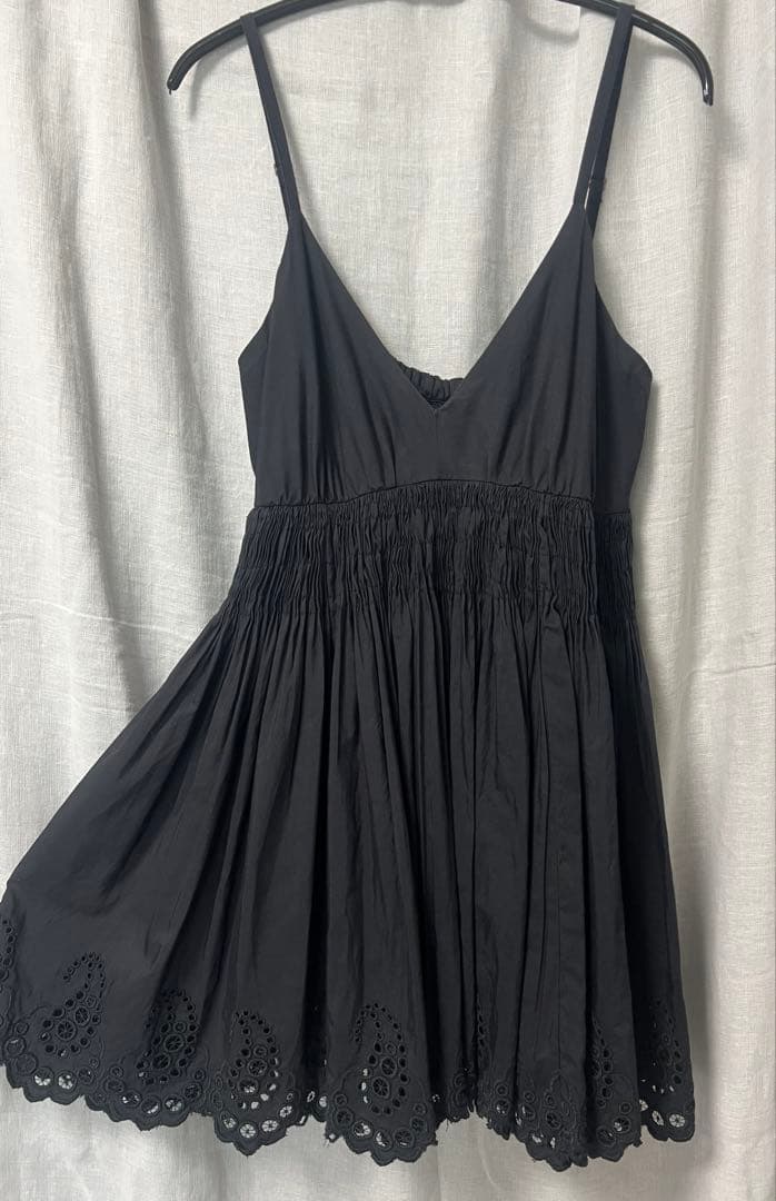 crinkle crinkle crinkle 黒　キャミソール　ブラウス