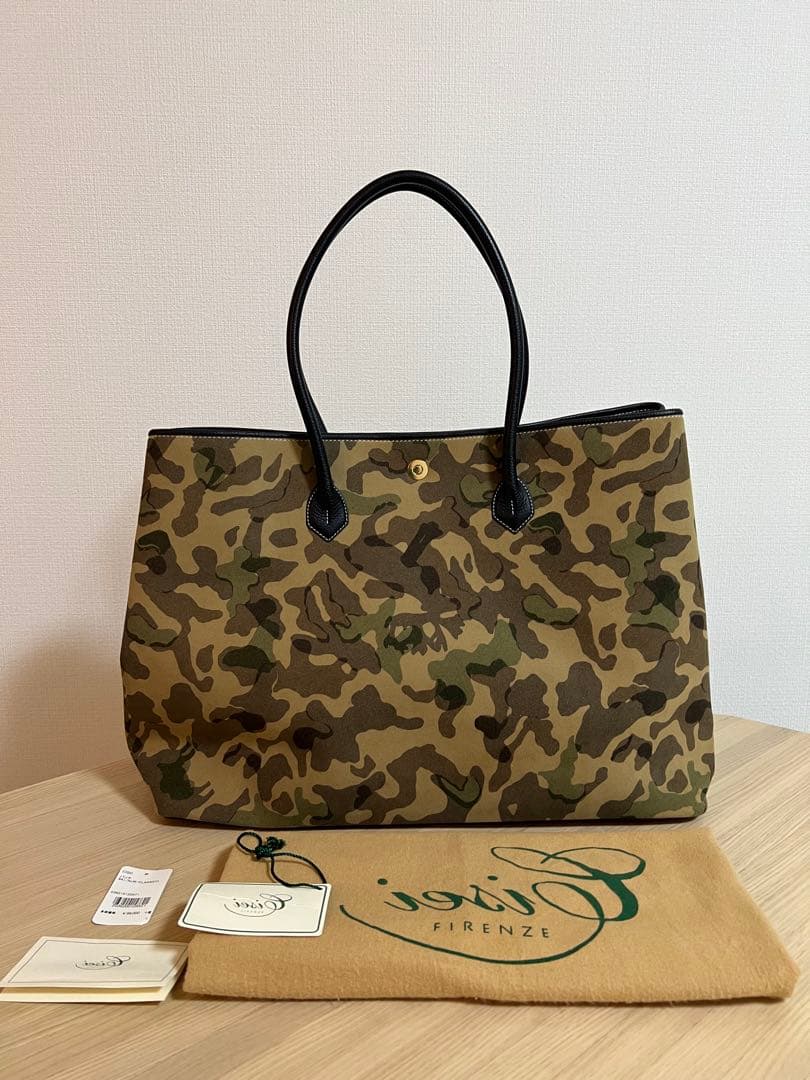 Cisei トートバッグ 迷彩 GLORYGUY & Cachette｜待つこと9ヶ月！CISEI（シセイ）の迷彩柄2WAY BAG