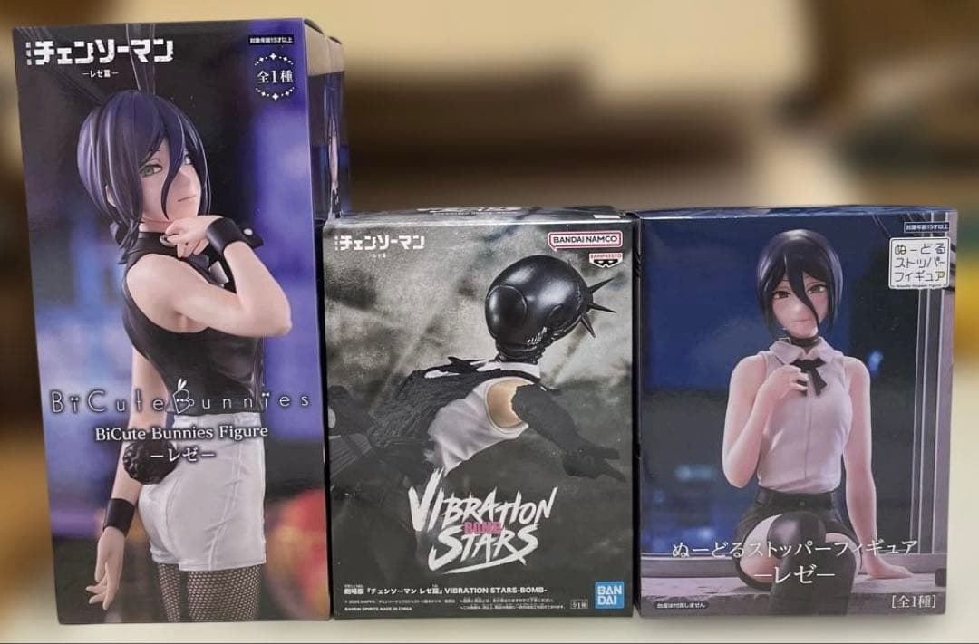 劇場版 チェンソーマン 【レゼ】【BOMBボム】フィギュア 3個セット