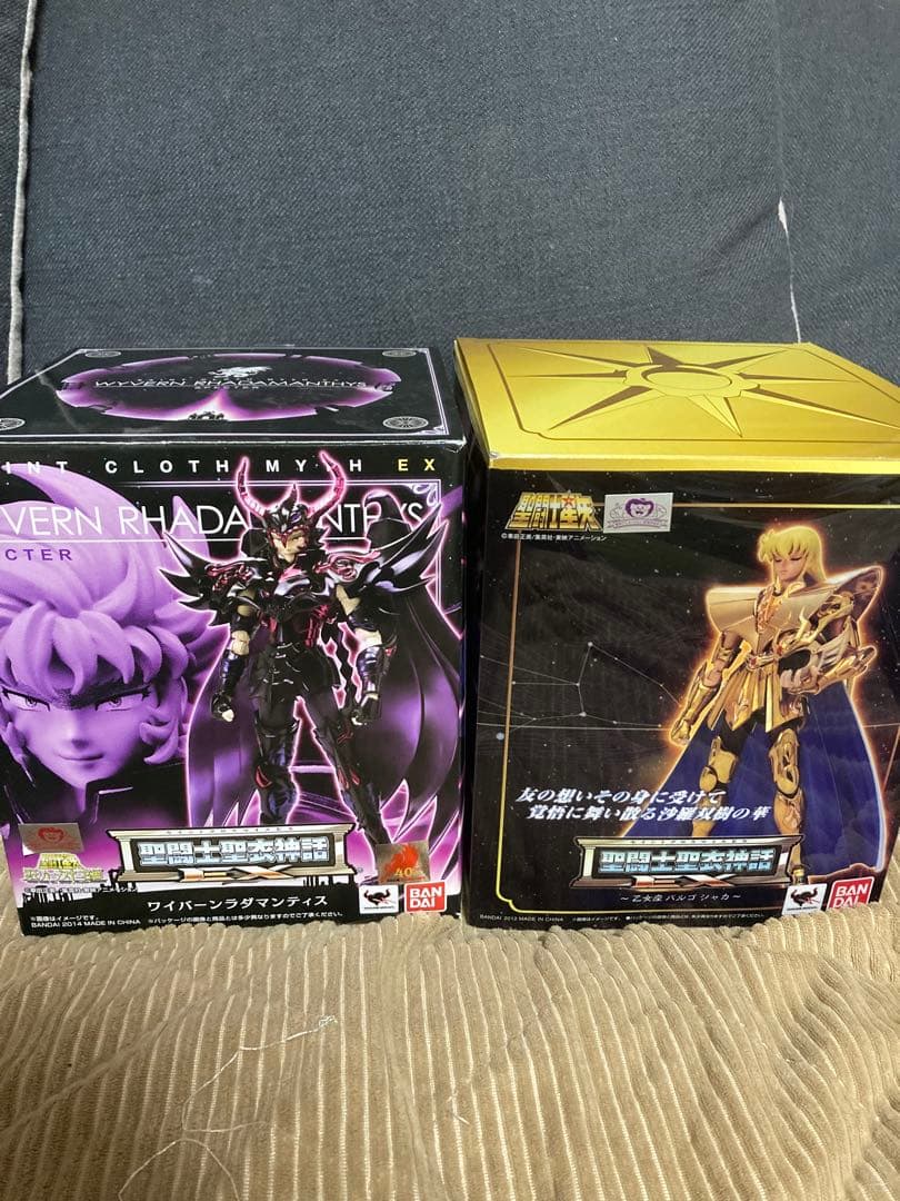 聖闘士聖衣神話EX ワイバーンラダマンティス　バルゴ　シャカ　黄金聖闘士　2体