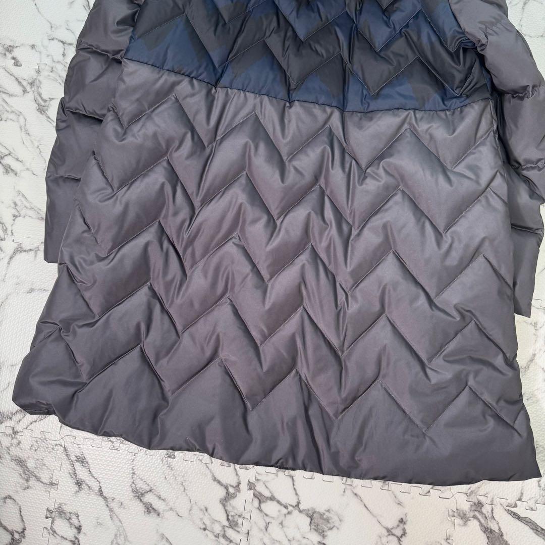 ジャンルイシェイル ダウンコート フォックスファー キルティング 2way