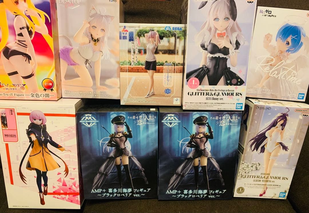 95 アーリャさん　アルベド　喜多川　レム　リゼロ　金色の闇　フィギュア　まとめ
