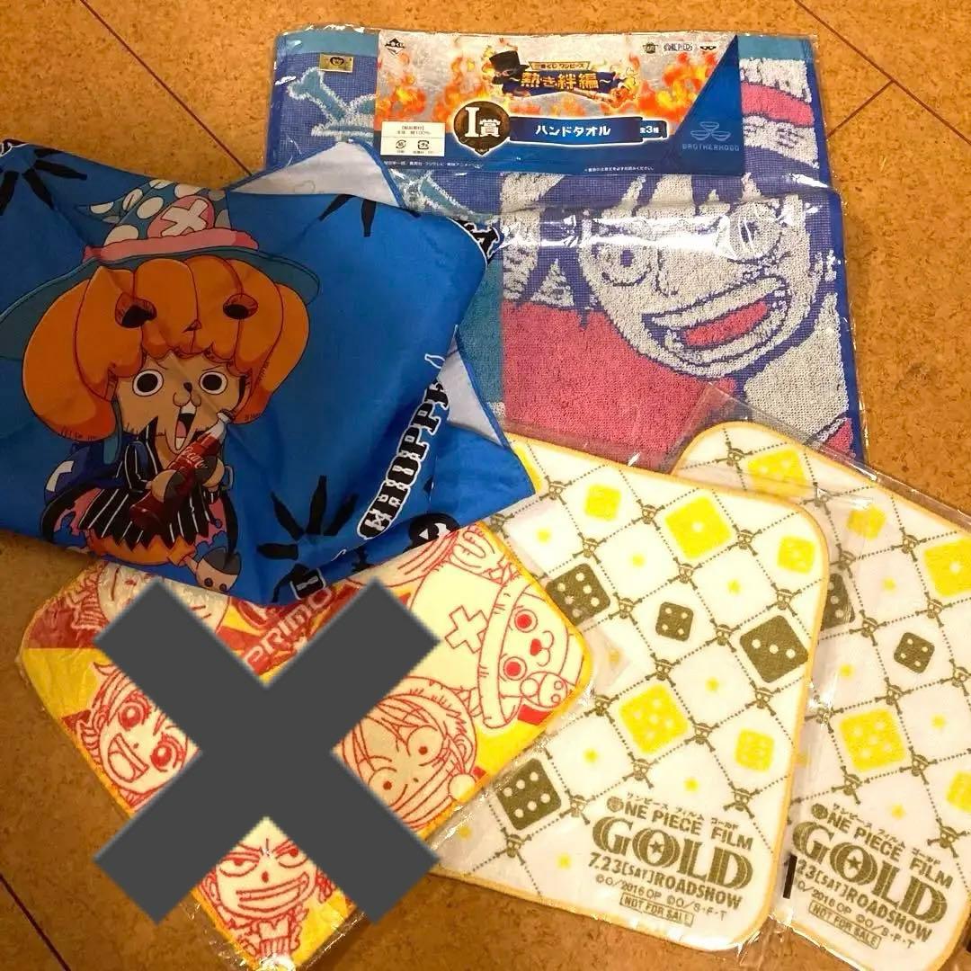 ワンピース　まとめ売り　タオル　バンダナ　ハンカチ 楽天市場】ワンピース グッズ ハンカチセット！ONE PIECE メール便で
