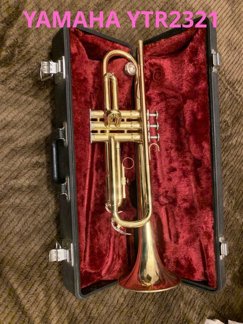 YAMAHA トランペットYTR-2321 マウスピース、ケース付き - メルカリ