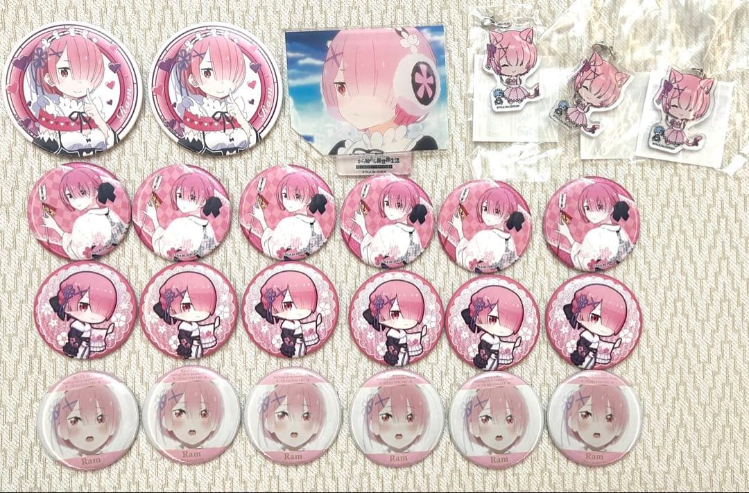 リゼロ ラム 缶バッジ セット