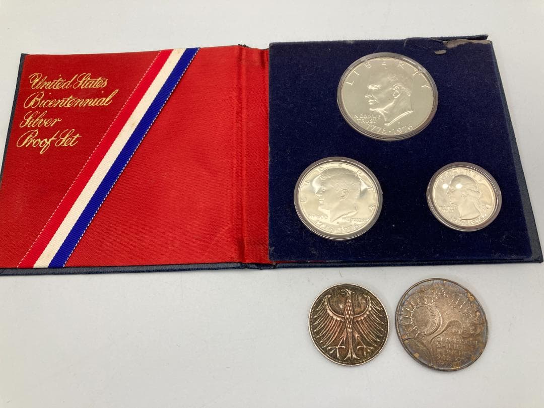 「2025」アメリカ建国200年 記念銀貨セット ドイツ銀貨 総重量100.4ｇ