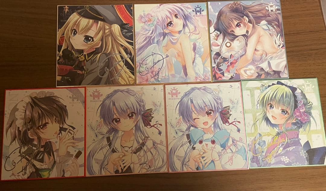 翡翠亭 c106 ミニ色紙 コンプセット