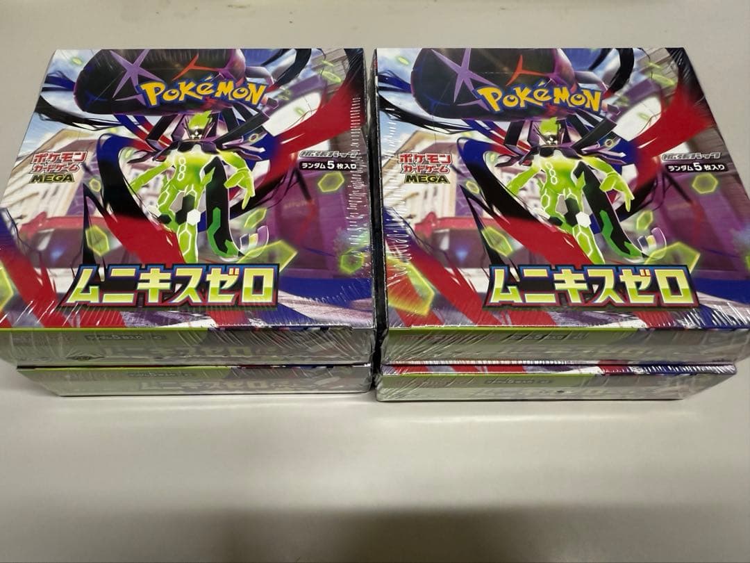 ポケカ　ムニキスゼロ　シュリンク付4BOX