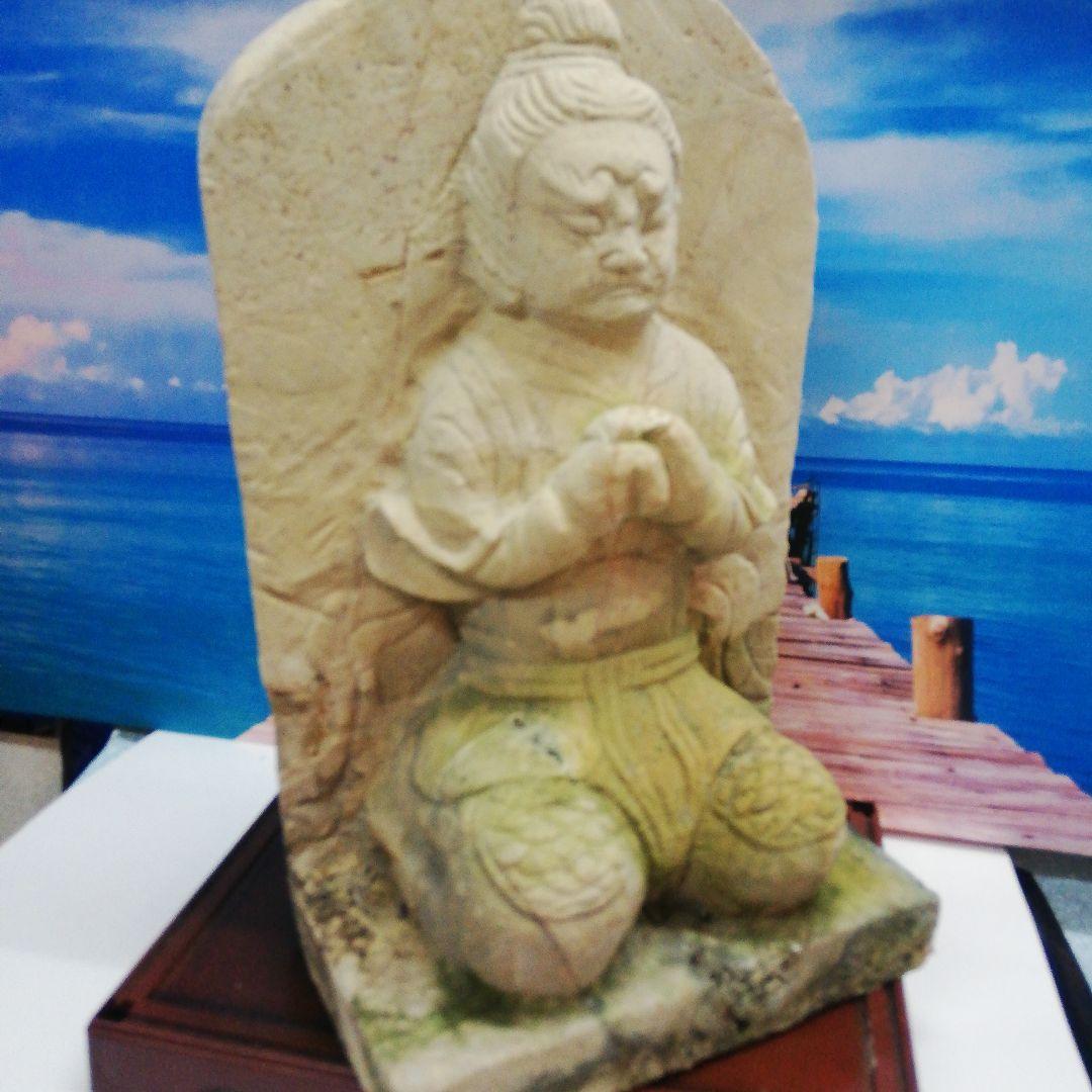 仏教美術石仏石灰岩高さ４６センチサイズ重量１０キログラム地域詳細不明オブジェ置物 国宝臼杵石仏で保存作業現場公開のお知らせ（11月28日実施