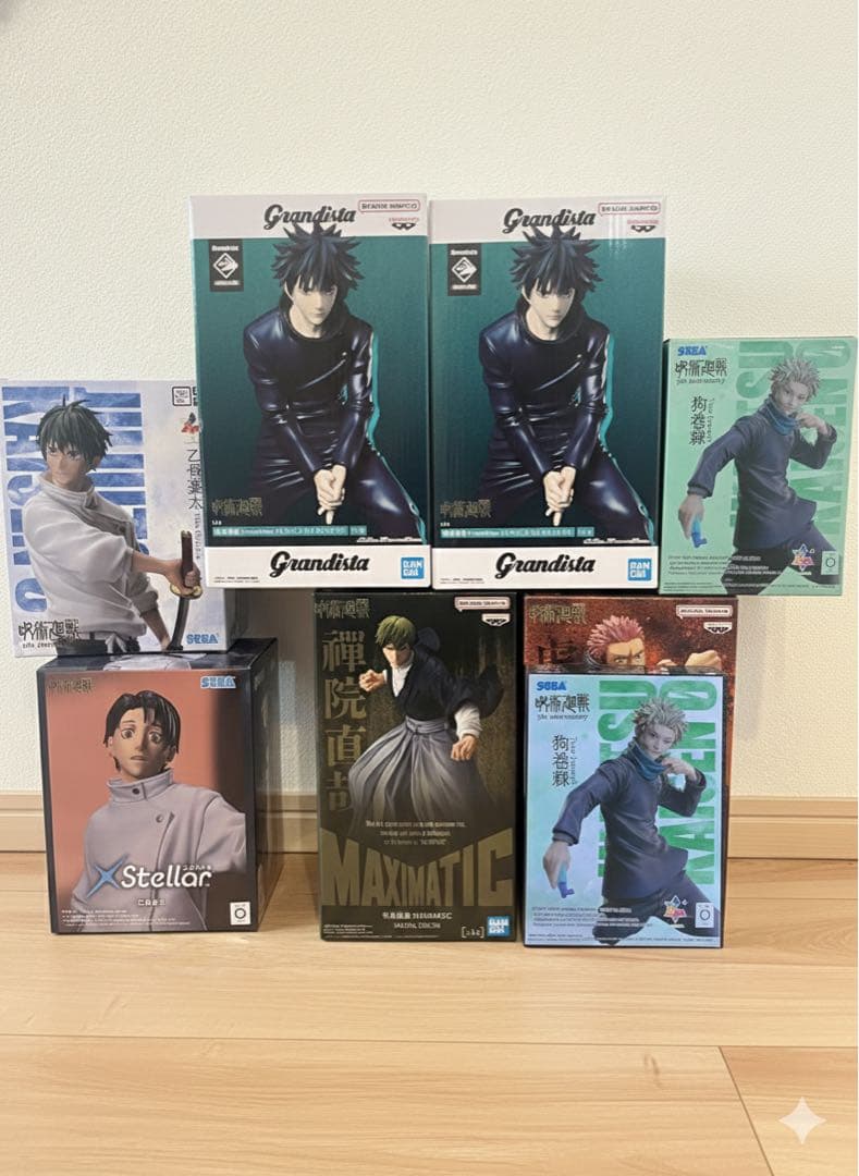 呪術廻戦まとめ売り7点 伏黒恵 虎杖悠仁 乙骨憂太 狗巻棘 禅院直哉 ドブカス