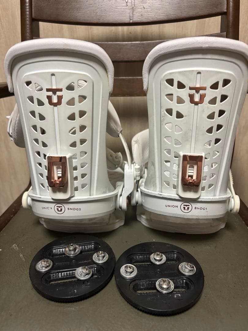 UNION TRILOGY スノーボードビンディング ホワイト