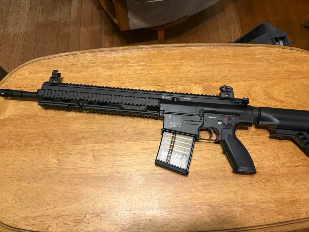 次世代電動ガンHK417 東京マルイエアガン、トイガン、日本製、樹脂製