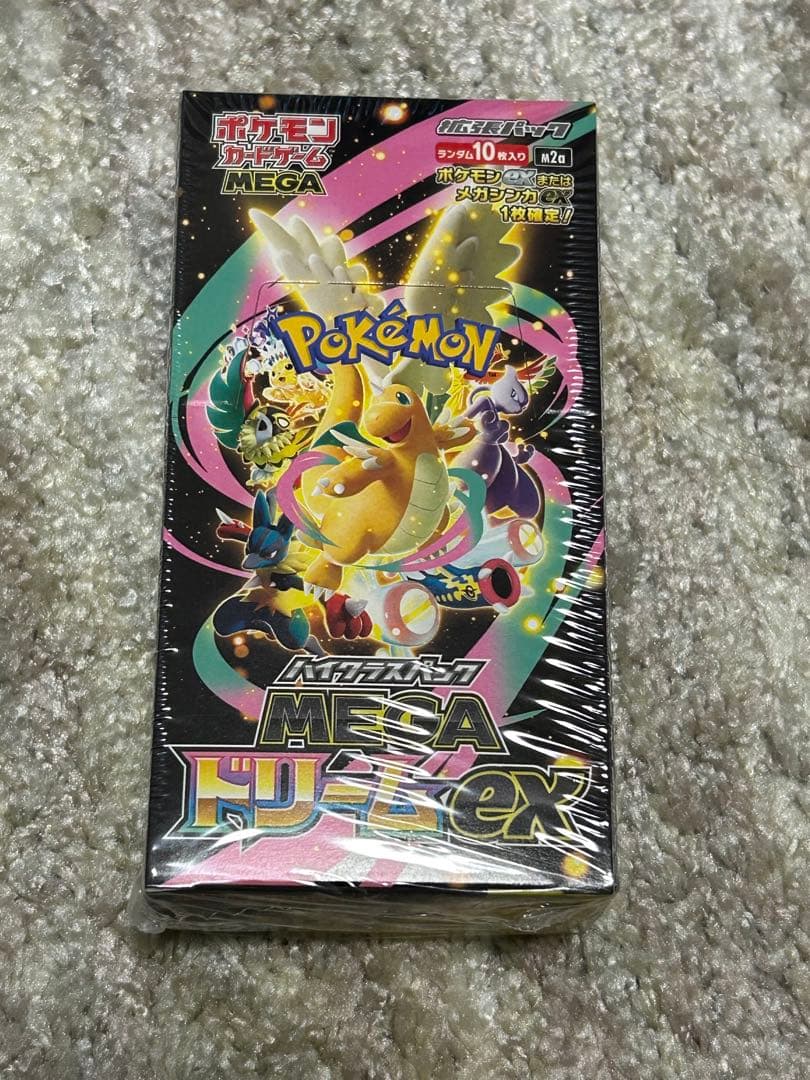 シュリンク付き　ポケモンカードゲーム　MEGA ドリームEX 1box Pokemon（ポケモン） 新品 在庫あり MEGAドリームex 1BOX シュリンク