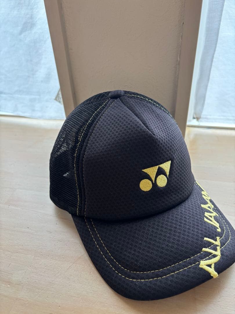 ヨネックスキャップ 数量限定キャップ 黒金 全国大会 オールジャパン