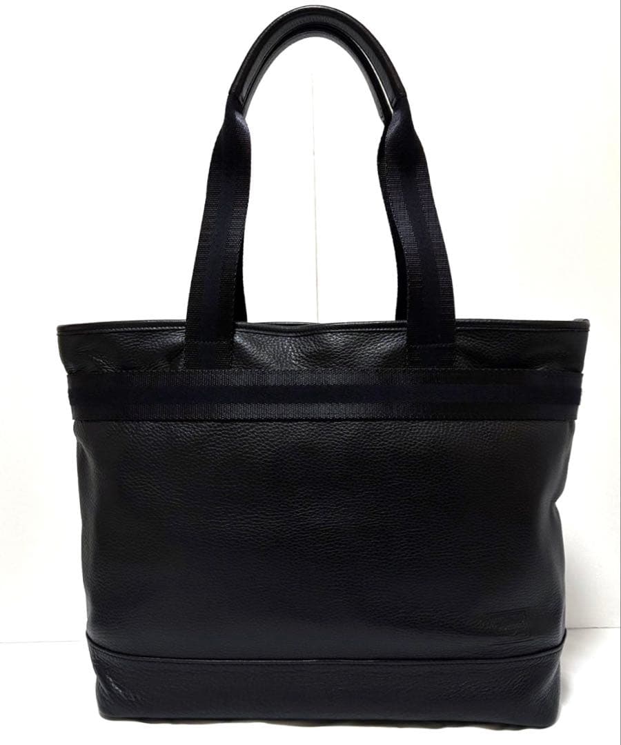 未使用級✨ポーター ディライト トートバッグ A4可 カモフラ オールレザー 黒