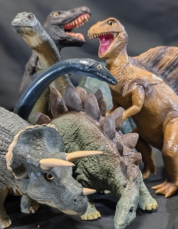 昭和レトロ恐竜（ツクダホビー）ソフビフィギュア６体セット