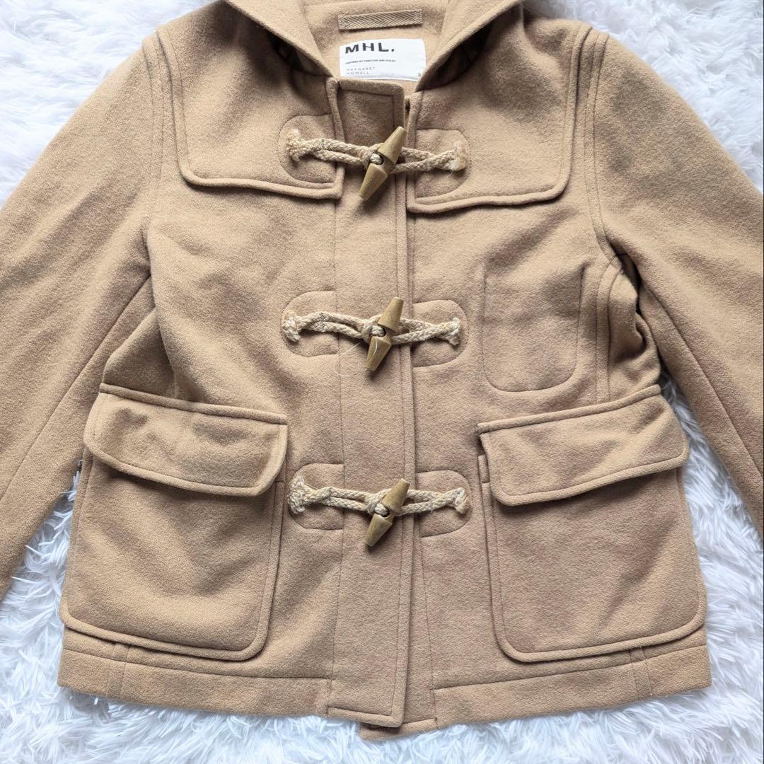 マーガレットハウエル フード付ダッフルコートMサイズ ベージュ 日本製