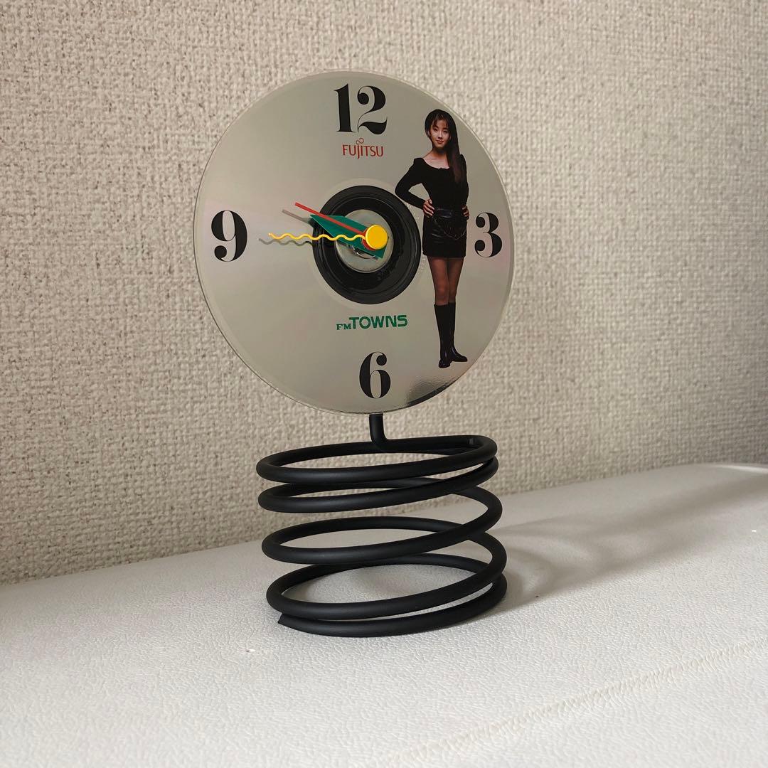 宮沢りえ×ワキタハイテクス×FUJITSU 置時計　ポストモダン 80s
