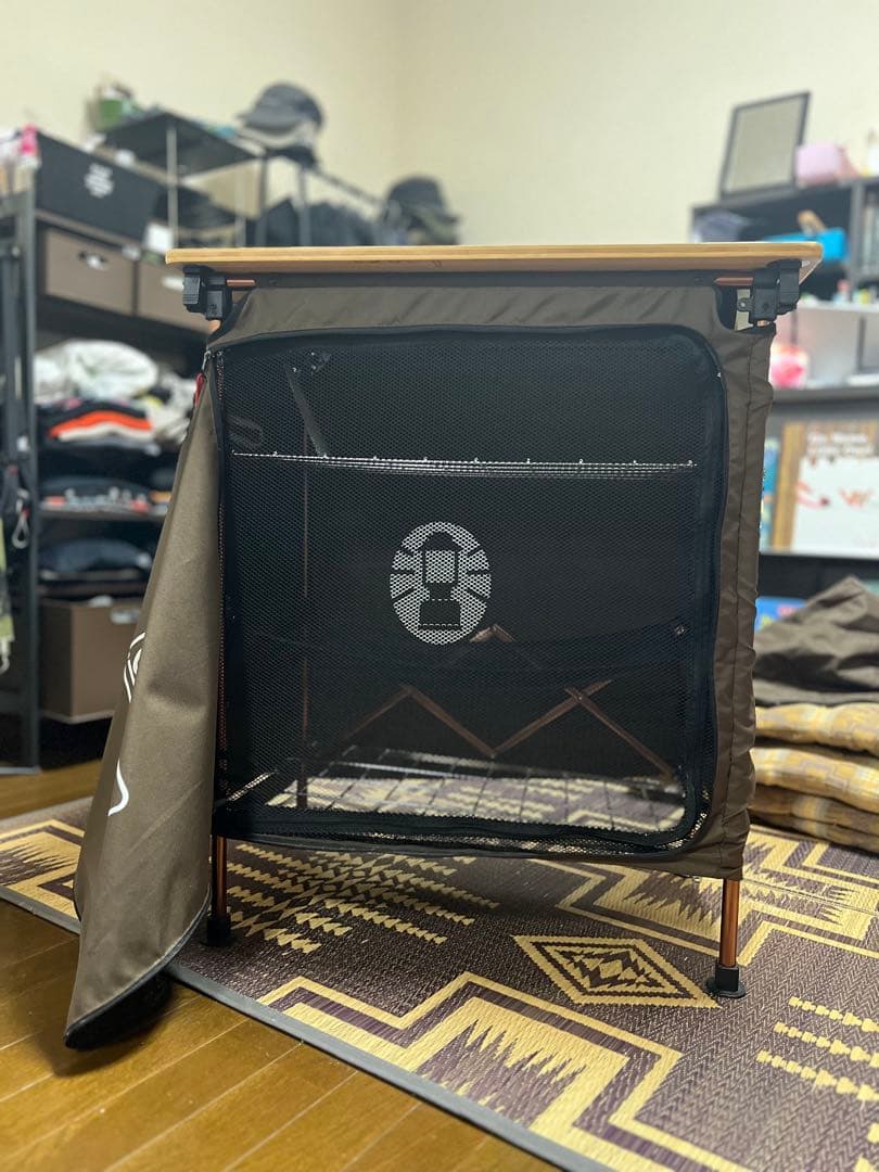 Coleman バンブーフォルダブルシェルフ　テーブル