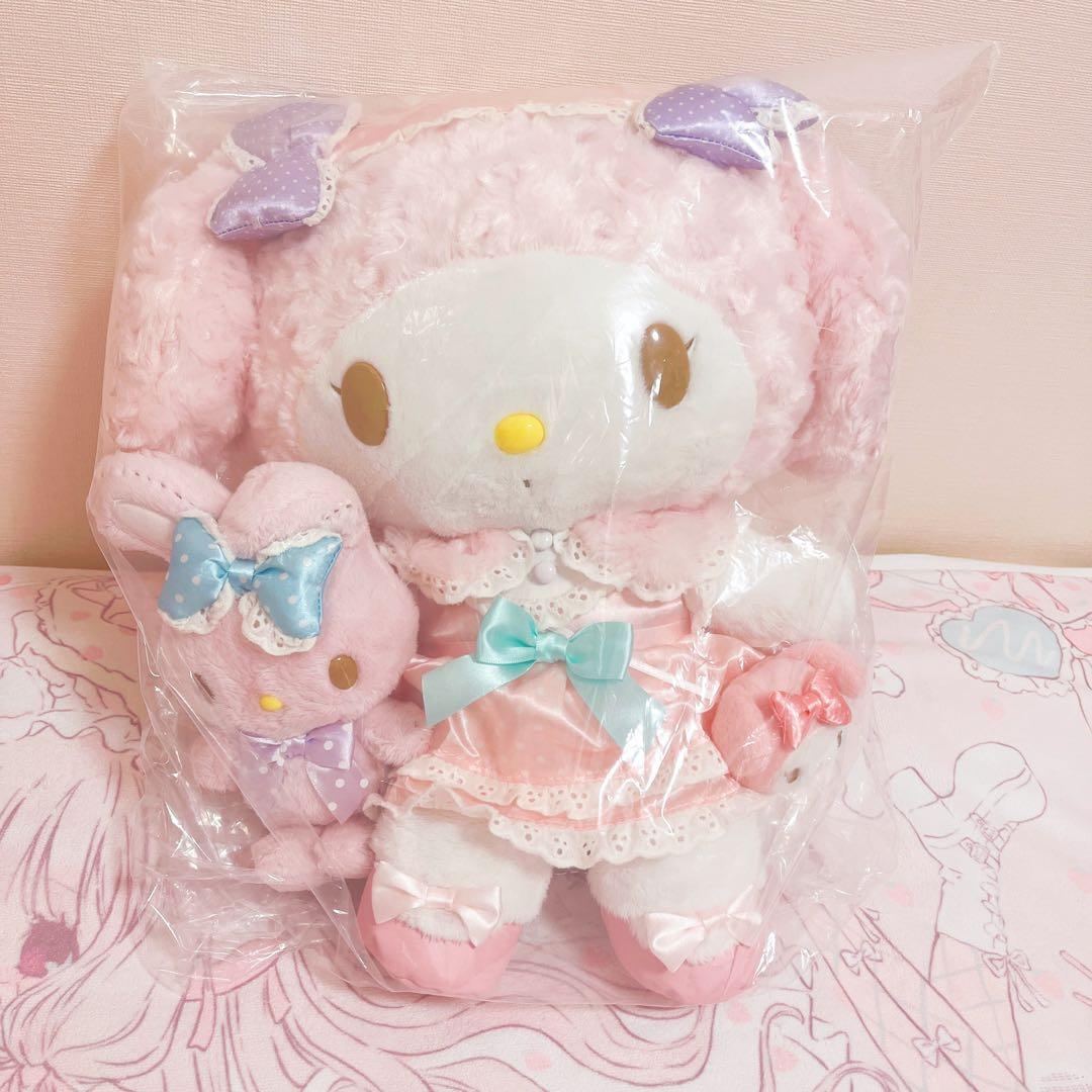 【激レア】マイメロディ　おめかしシリーズ　ぬいぐるみDX サンリオ マイメロディ DX おめかし ぬいぐるみ - メルカリ